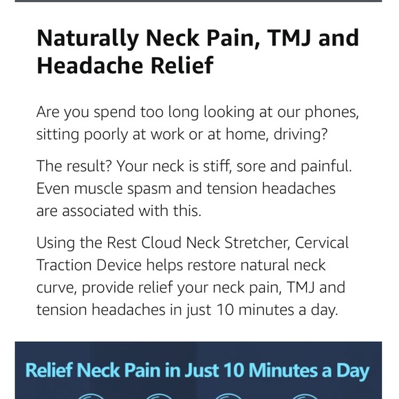 NEW Neck/Shoulder Relaxer Pillow - Picture 10 of 10